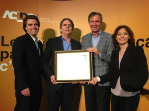 Marc-Andr&Atilde;&copy; Perron (directeur g&Atilde;&copy;n&Atilde;&copy;ral de la CDEC), Andr&Atilde;&copy; V&Atilde;&copy;ronneau (pr&Atilde;&copy;sident du C.A. de la CDEC), Robert Lefebvre (pr&Atilde;&copy;sident ACLDQ) et Sandrine Cohen (conseill&Atilde;&uml;re principale en d&Atilde;&copy;veloppement &Atilde;&copy;conomique &Atilde;&nbsp; la CDEC).