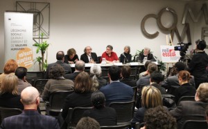Photos du 5 @ 7 Conf&Atilde;&copy;rence - Vers une future loi-cadre sur l'&Atilde;&copy;conomie sociale au Qu&Atilde;&copy;bec qui se d&Atilde;&copy;roulait le 30 janvier 2013 &Atilde;&nbsp; la Grande biblioth&Atilde;&uml;que de Montr&Atilde;&copy;al. Photo du Chantier de l'&Atilde;&copy;conomie sociale.